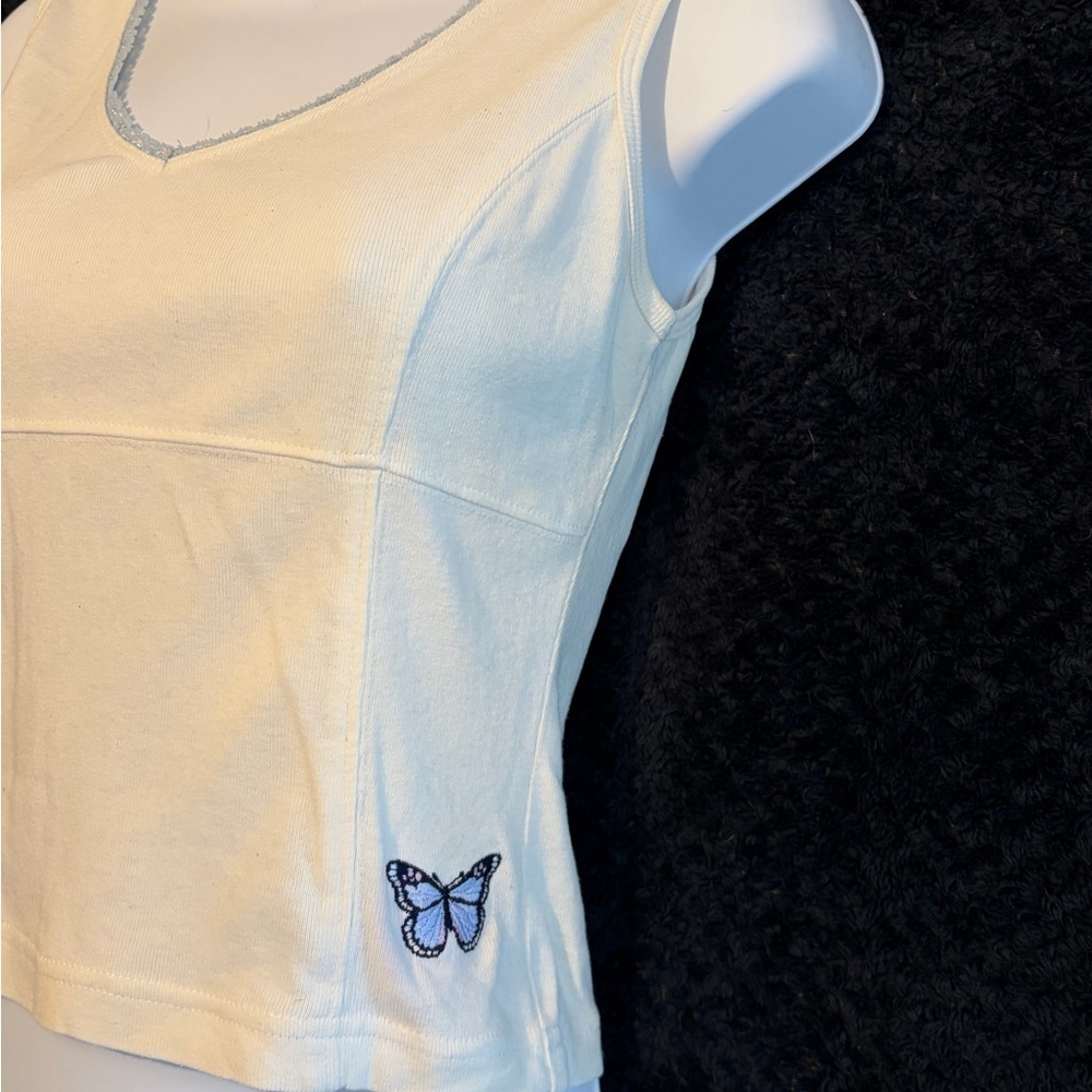 Vintage Y2K No Boundaries Butterfly Tank